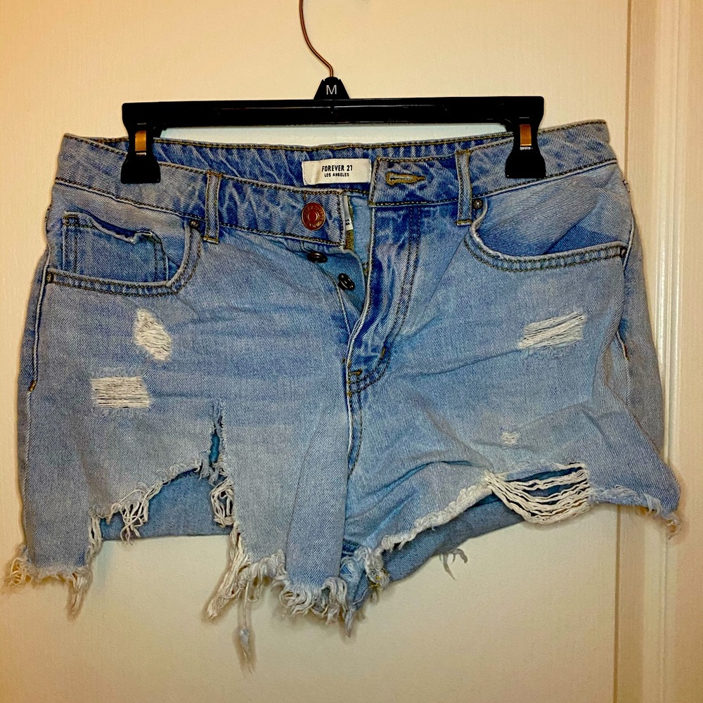 Forever 21 ripped shorts